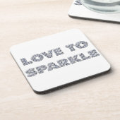 Liefde om te sparen bier onderzetter (Linkerzijde)