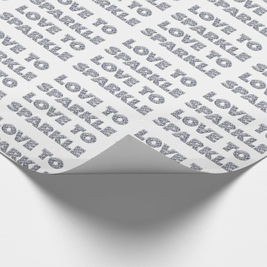 Liefde om te sparen cadeaupapier (Hoek)