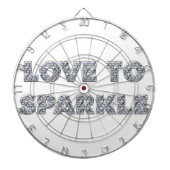 Liefde om te sparen dartbord (Voorkant)