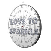 Liefde om te sparen dartbord (Voorkant Rechts)