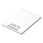 Liefde om te sparen notitieblok (Linkerzijde)