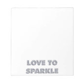 Liefde om te sparen notitieblok (Voorkant)