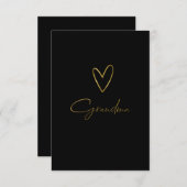 Liefde Oma Bedankt Card – gepersonaliseerd cadeau (Voorkant / Achterkant)