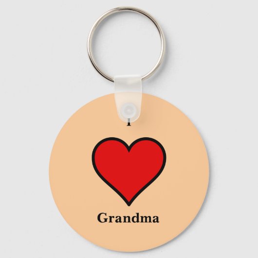 Liefde Oma Sleutelhanger  (Voorkant)