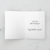 Liefde - omgekeerd roze mengsel feestdagen kaart (Binnen)