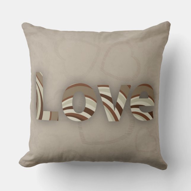 Liefde Omkeerbaar Decoratiekussen Kussen (Voorkant)