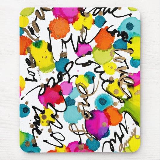 Liefde omringt je Muismat (Voorkant)