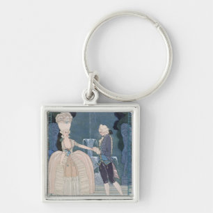 Liefde onder de fontein, illustratie voor 'Fetes G Sleutelhanger