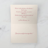 Liefde onder de ruïnes Pre-Raphaelite Valentijn Ca Feestdagen Kaart (Binnen)