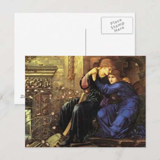 Liefde onder de Ruins Fine Art Briefkaart (Voorkant / Achterkant)