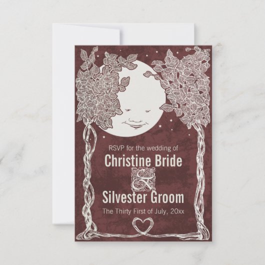 Liefde onder de sterren, 3,5x5 RSVP (Voorkant)