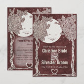 Liefde onder de sterren, 3,5x5 RSVP (Voorkant / Achterkant)