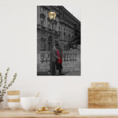 Liefde onder straatlicht poster (Keuken)