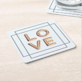 Liefde Onderzetter (Schuin)