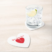 Liefde Onderzetter Rode Hart & Stippen (Insitu)