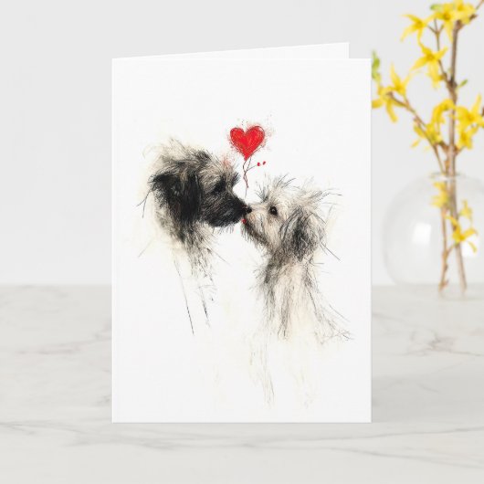 Liefde ontketend kaart (Gele Bloem)