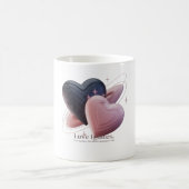 Liefde ontsteekt hart koffie Mok (Center)
