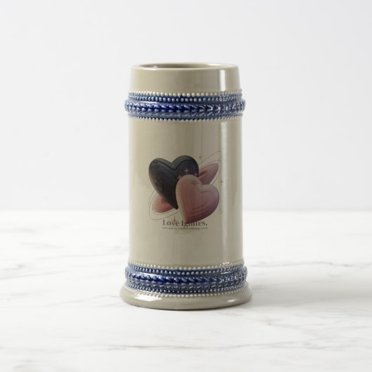 Liefde ontsteekt romantische Mok (Center)