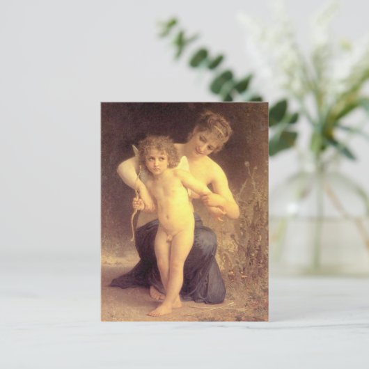 Liefde ontwapend - Bouguereau Briefkaart (Staand voorkant)