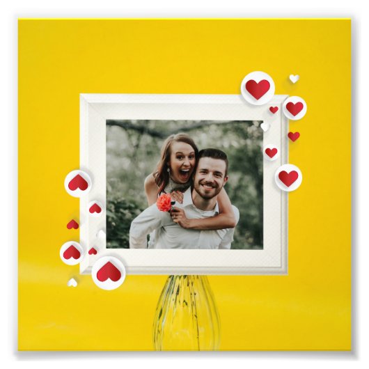 Liefde Ontwerp Foto Afdruk (Voorkant)