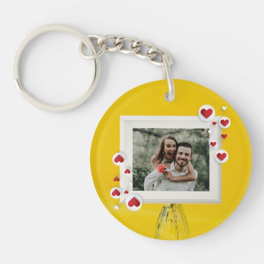 Liefde ontwerp sleutelhanger (Voorkant)