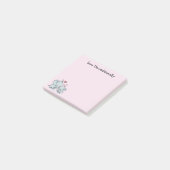 Liefde onvoorwaardelijk olifanten post-it® notes (Schuin)