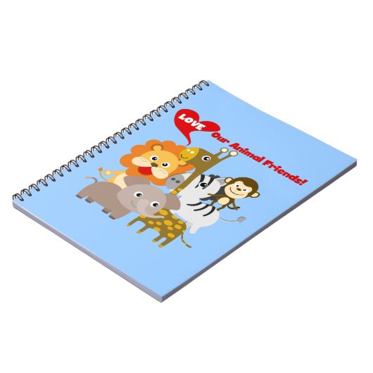 Liefde onze diervrienden notitieboek (Linkerzijde)