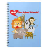 Liefde onze diervrienden notitieboek (Voorkant)