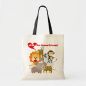 Liefde onze diervrienden tote bag (Voorkant)