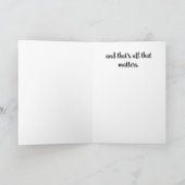 Liefde onze reis feestdagen kaart (Binnen)