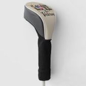 Liefde Onze Veteranen Dag Trotse Militaire Veteraa Golfheadcover (Schuin)