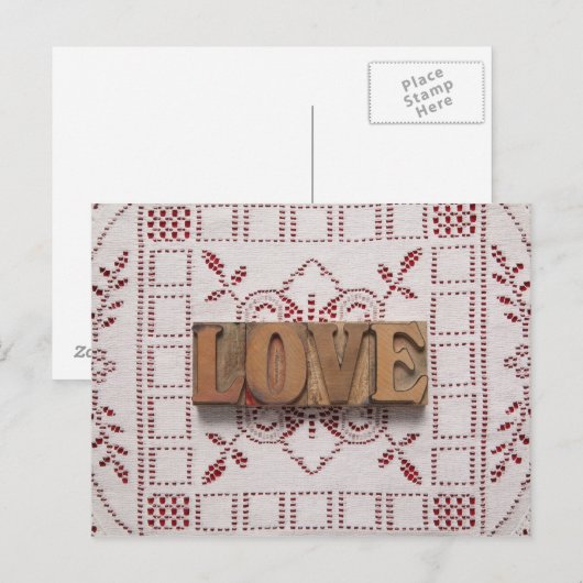 liefde op briefkaart (Voorkant / Achterkant)