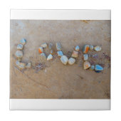 Liefde op de Beach Summertime Tile Tegeltje (Voorkant)