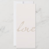 Liefde op de beach Wedding-uitvindingen Kaart (Achterkant)