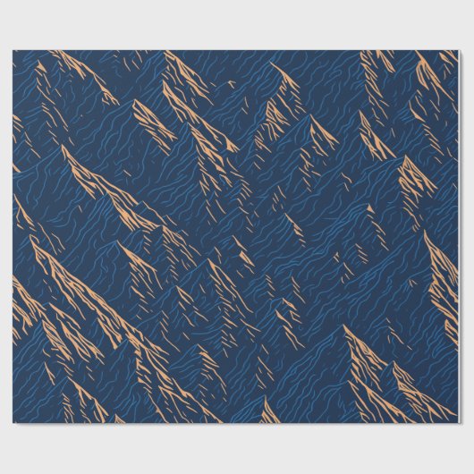 Liefde op de berg cadeaupapier (Vlak)