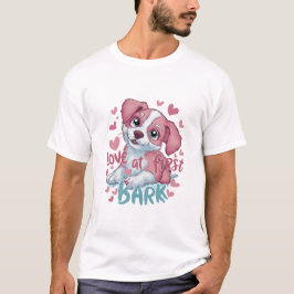 Liefde Op De Eerste Blaff: Puppyliefde T-shirt