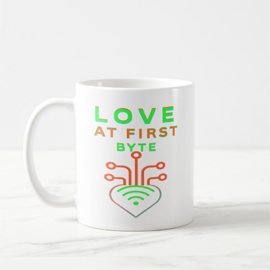 Liefde Op De Eerste Byte Koffiemok (Links)