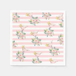 Liefde op de Eerste Slok Helder Bruids Bruiloftsfe Servet