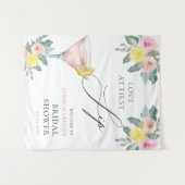 Liefde Op De Eerste Slok Helder Bruiloftscocktail Wandkleed (Voorkant (horizontaal))