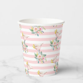 Liefde Op De Eerste Slok Helder Bruiloftsfeestje C Papieren Bekers