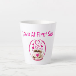 Liefde Op De Eerste Slok Koffieliefhebber Latte Mok