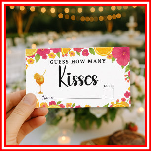 Liefde op de eerste Spritz Boho Citrus Kisses Ga Informatiekaartje