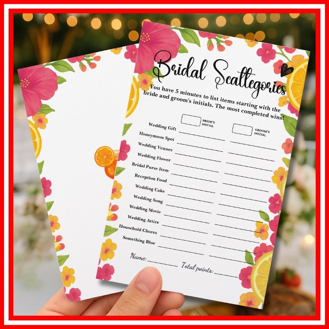 Liefde op de eerste Spritz Bruids-Scattegories spe (Creator heeft geüpload)