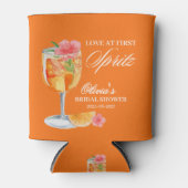 Liefde op de eerste Spritz Bruidsbruiloft Aperol S Blikjeskoeler (Voorkant)