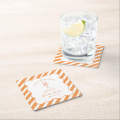 Liefde op de eerste Spritz Bruidsfeest Italiaanse  Kartonnen Onderzetters (Insitu)