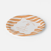 Liefde op de eerste Spritz Bruidsfeest Italiaanse  Papieren Bordje (Gekanteld)