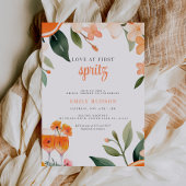 Liefde op de eerste Spritz Bruidsfeest Kaart