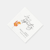 Liefde op de Eerste Spritz Bruidsfeest Servet (Hoek)