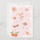 Liefde op de eerste Spritz Bruidsfeest Uitnodiging (Achterkant)