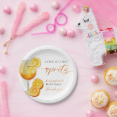 Liefde op de eerste Spritz Bruidsmeidenavond Welko Papieren Bordje (Feest)